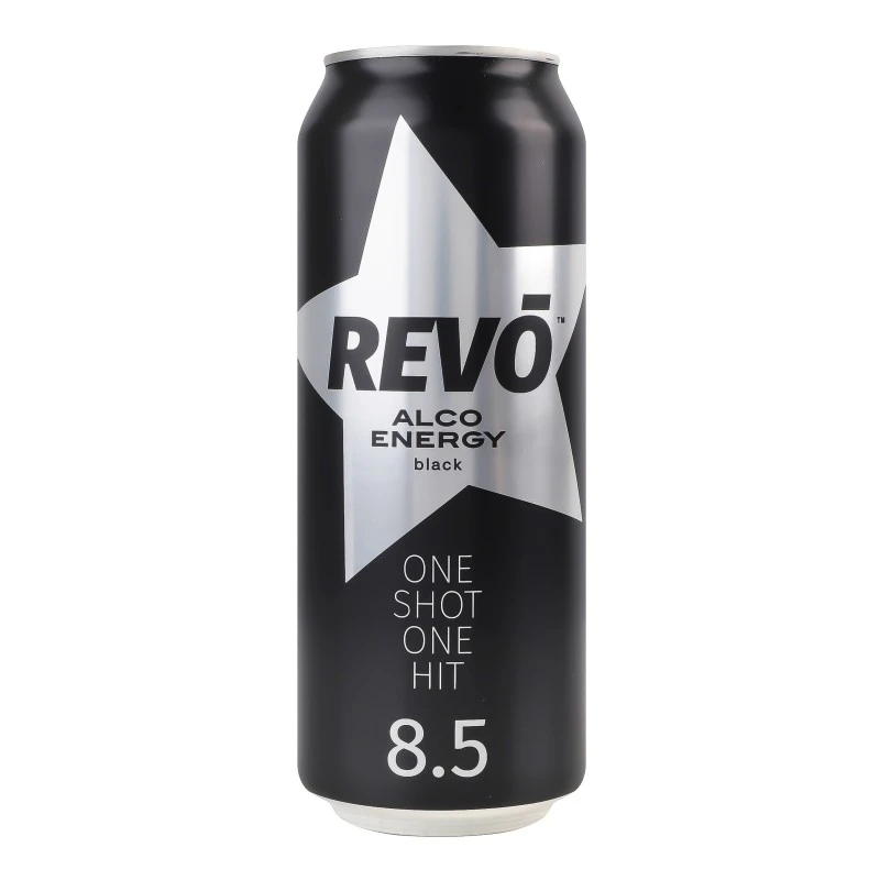 Напій слабоалкогольний 8.5% сильногазований Black Alco Energy Revo з/б 500мл