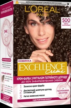 Фарба для волосся стійка 500 з комплектом Excellence Creme L&#039;Oreal Paris, шт