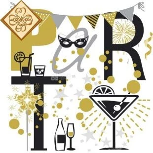 Серветка столова 33*33 см, 3 шари,  Luxy, 18шт