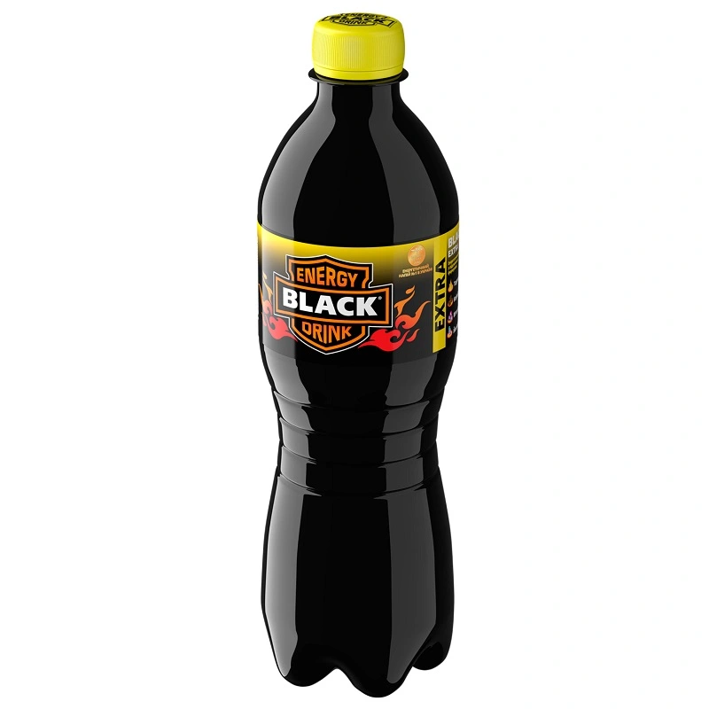 Напій енергетичний б/а газований Extra Black, 0.5 л