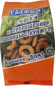 Сушки з пророщеної пшениці та кунжутом Galfim м/у , 200 г