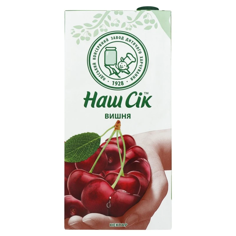 Нектар Вишня Наш Сік, 1.93 л