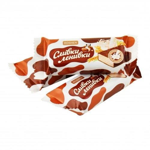 Цукерки вафельні Сливки-Ленивки Roshen