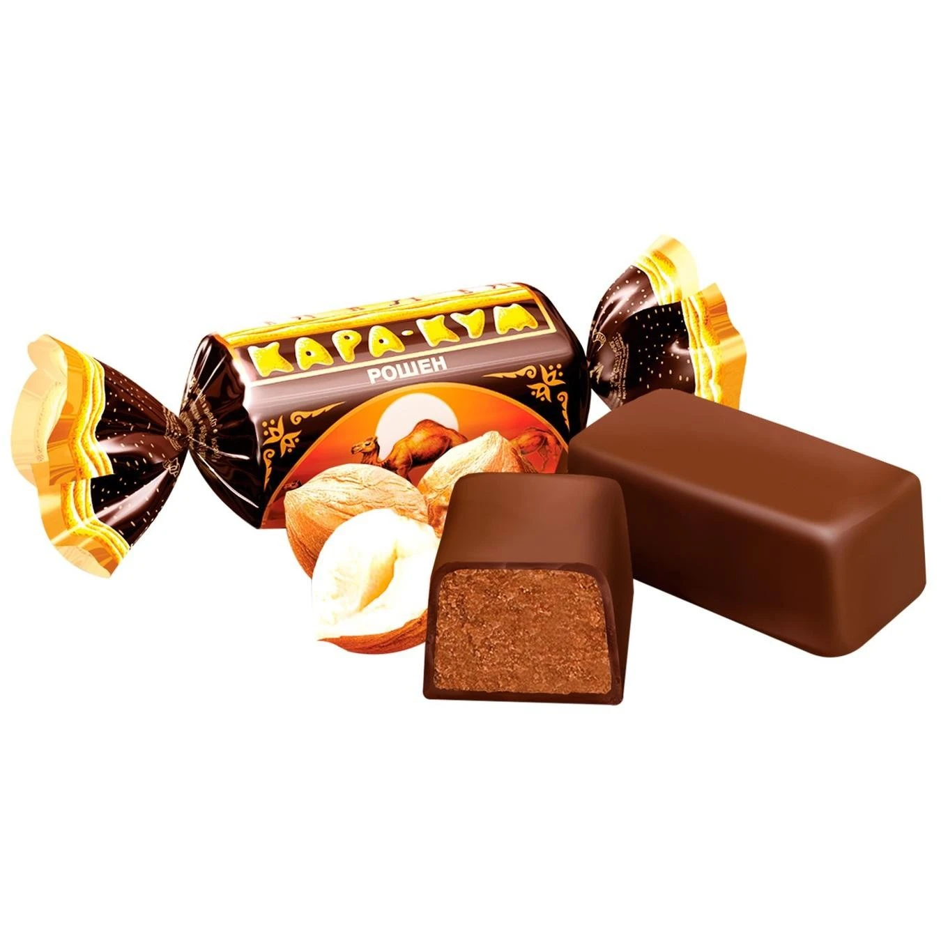 Цукерки глазуровані Кара-Кум Roshen