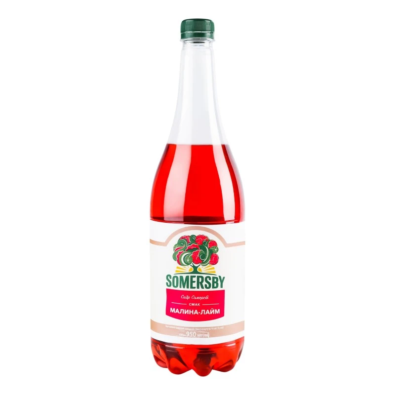 Сидр солодкий Малина-Лайм Somersby, 0.95 л