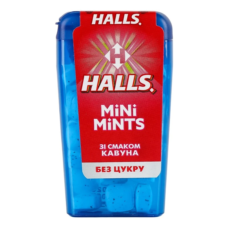 Льодяники зі смаком кавуна Холлс, 12.5 г