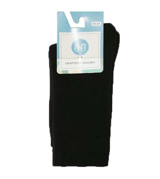 Шкарпетки чоловічі Лівий&amp;Правий 240 махра чорний, р.42-43