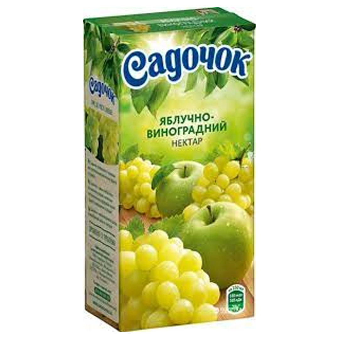 Нектар Яблуко-Виноград Садочок, 0.5 л