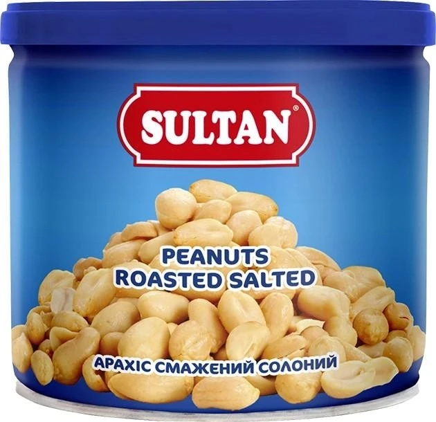 Арахіс смажений солоний з/б Султан, 120 г