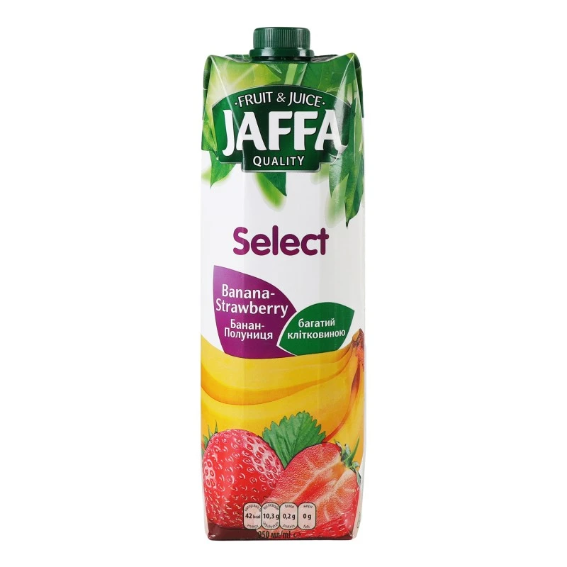 Нектар Банан-Полуниця Jaffa, 0.95 л