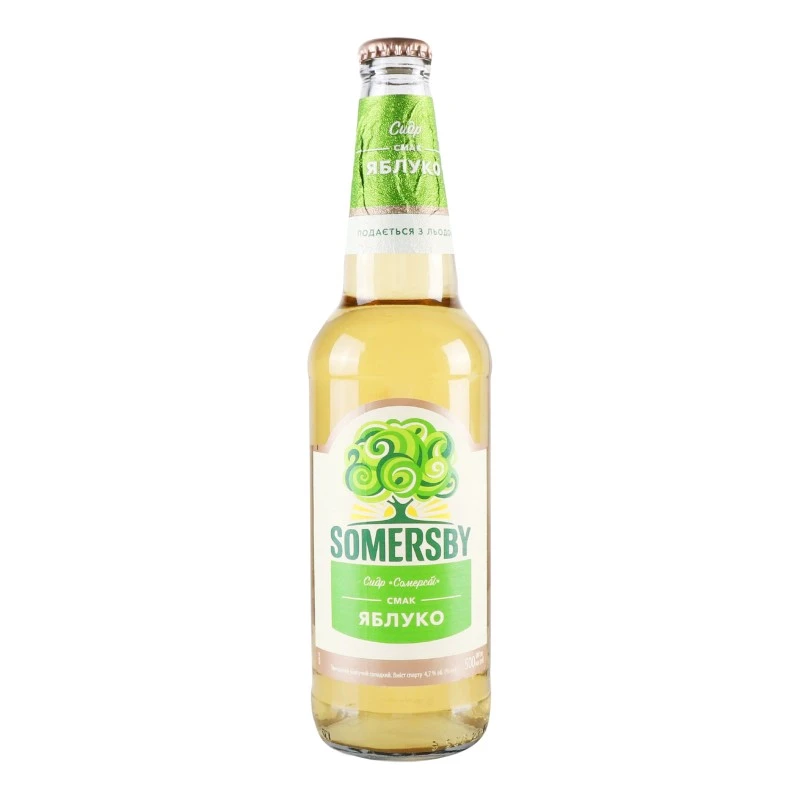 Сидр солодкий Яблуко Somersby, 0.5 л