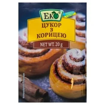 Цукор з корицею Еко, 20 г