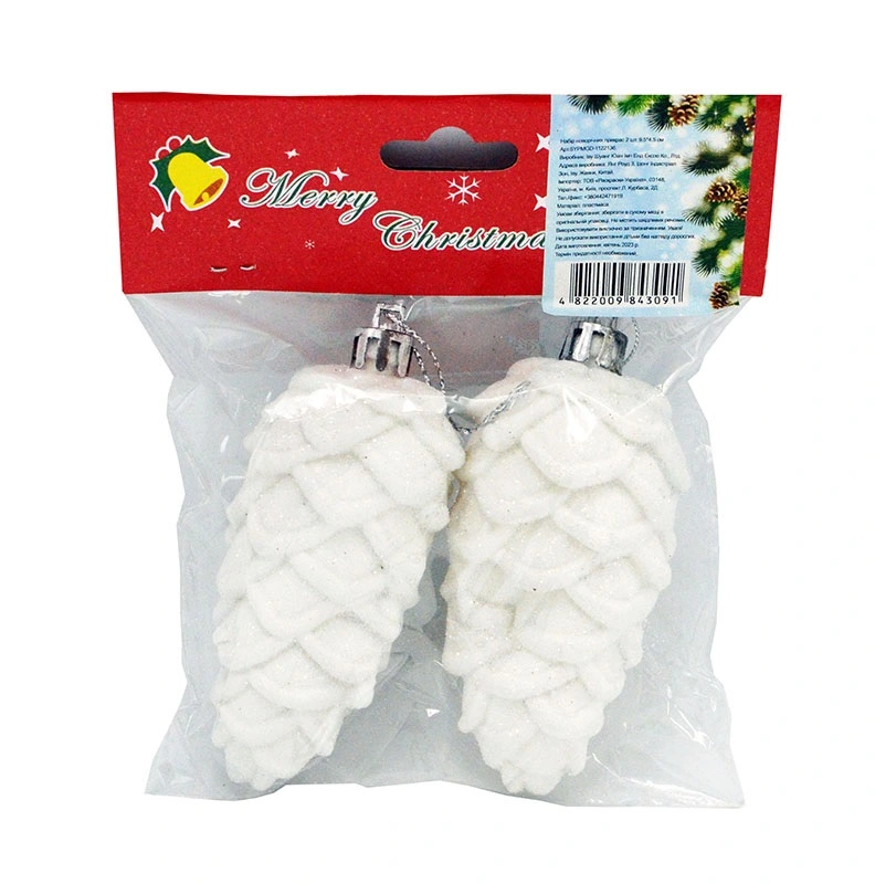 Набір новорічних прикрас 2 шт. 9.5*4.5 см Арт.SYPMGD-1122136