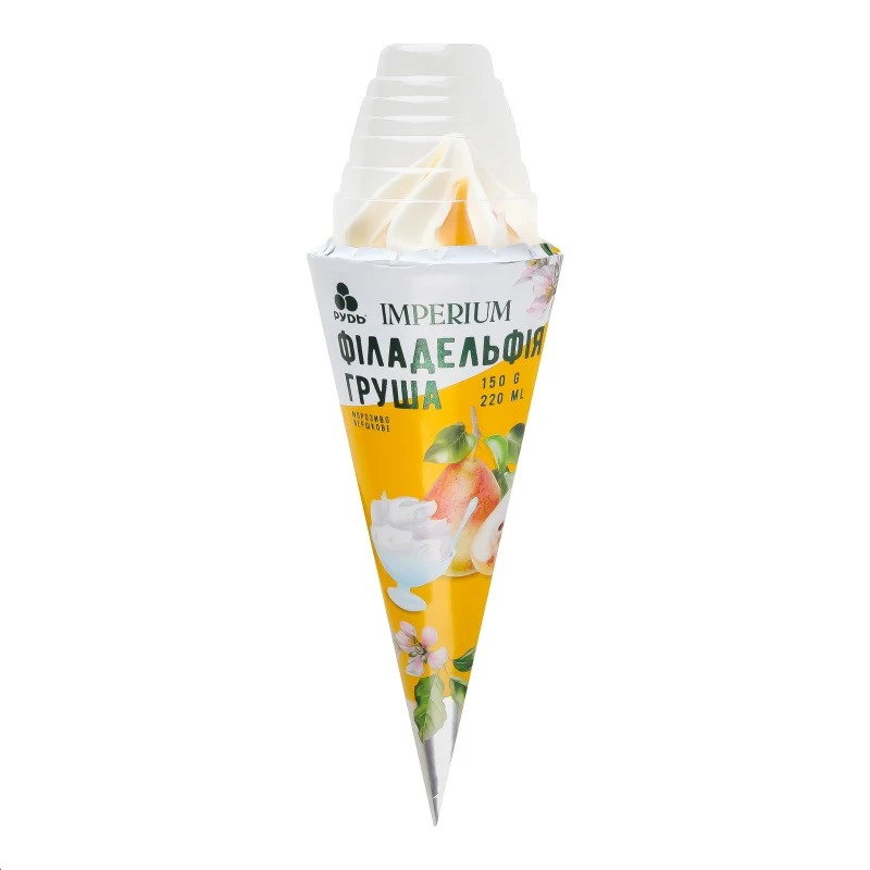 Морозиво ріжок Imperium сир-груша Рудь, 150 г
