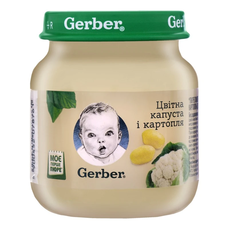 Пюре Цвітна капуста-Картопля Gerber, 130 г