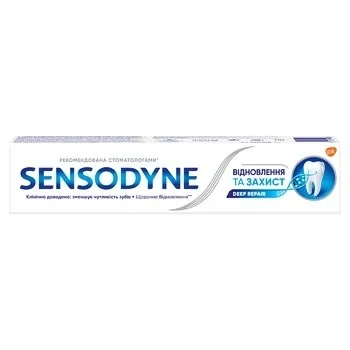 Зубна паста Відновлення та Захист Вибілююча Sensodyne , 75 мл