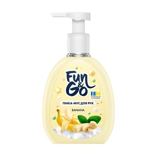 Пінка-мус для рук Banana Fun&amp;Go, 300мл