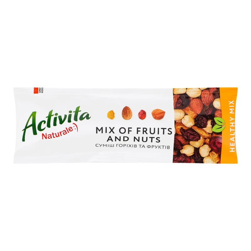 Суміш горіхів та фруктів Healthy mix Activita, 30 г