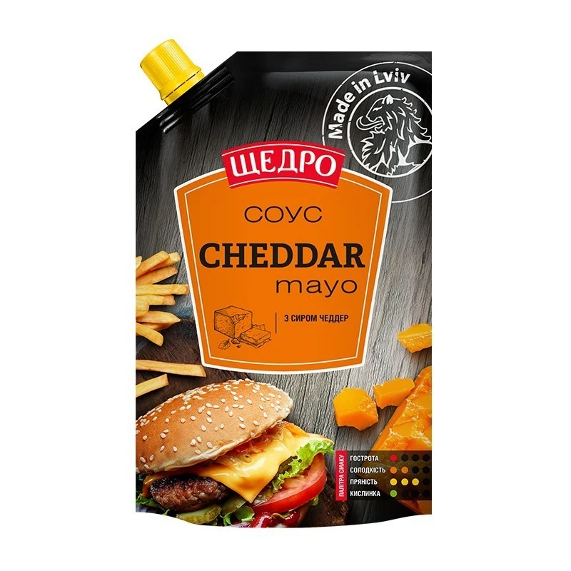 Соус Cheddar mayo Щедро, 180г