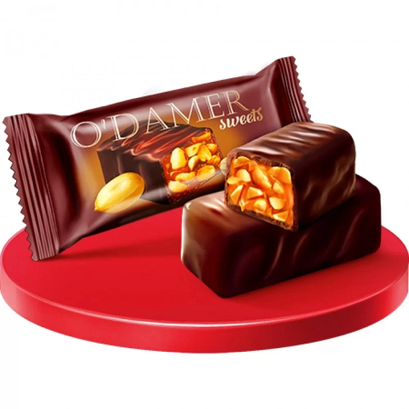 Цукерки молочно-грильяжні з арахісом O&#039;Damer Лукас