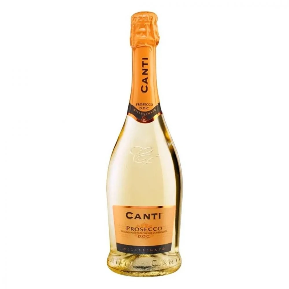 Вино ігристе біле екстра-сухе Prosecco Millesimato Canti, 0.75 л