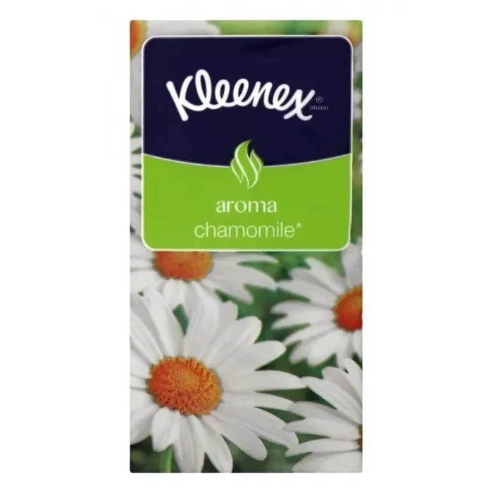 Серветки паперові 2-х шарові Aroma Ромашка Kleenex, 10 шт/уп.