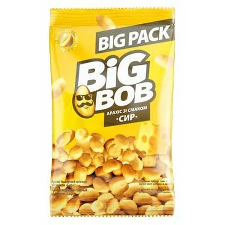 Арахіс смажений зі смаком сиру Біг Боб, 130 г