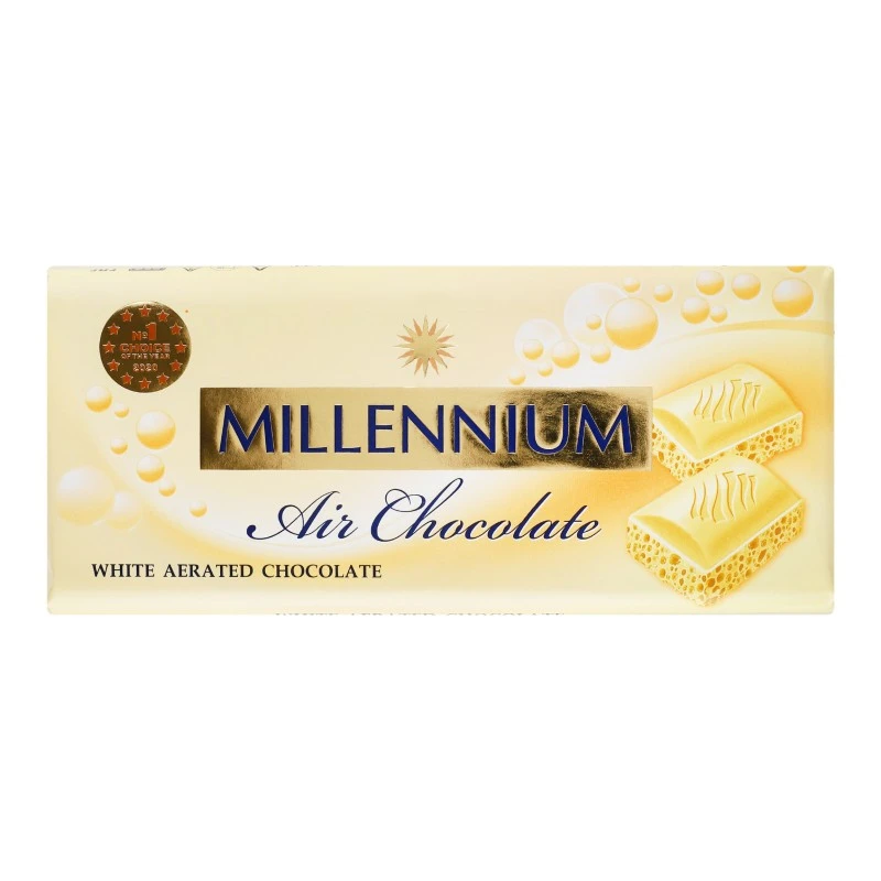 Шоколад білий пористий Millennium, 85 г