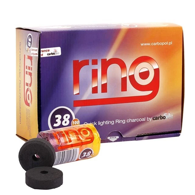 Вугілля швидкозаймистий Карбопол (Carbopol) 38мм Пач5