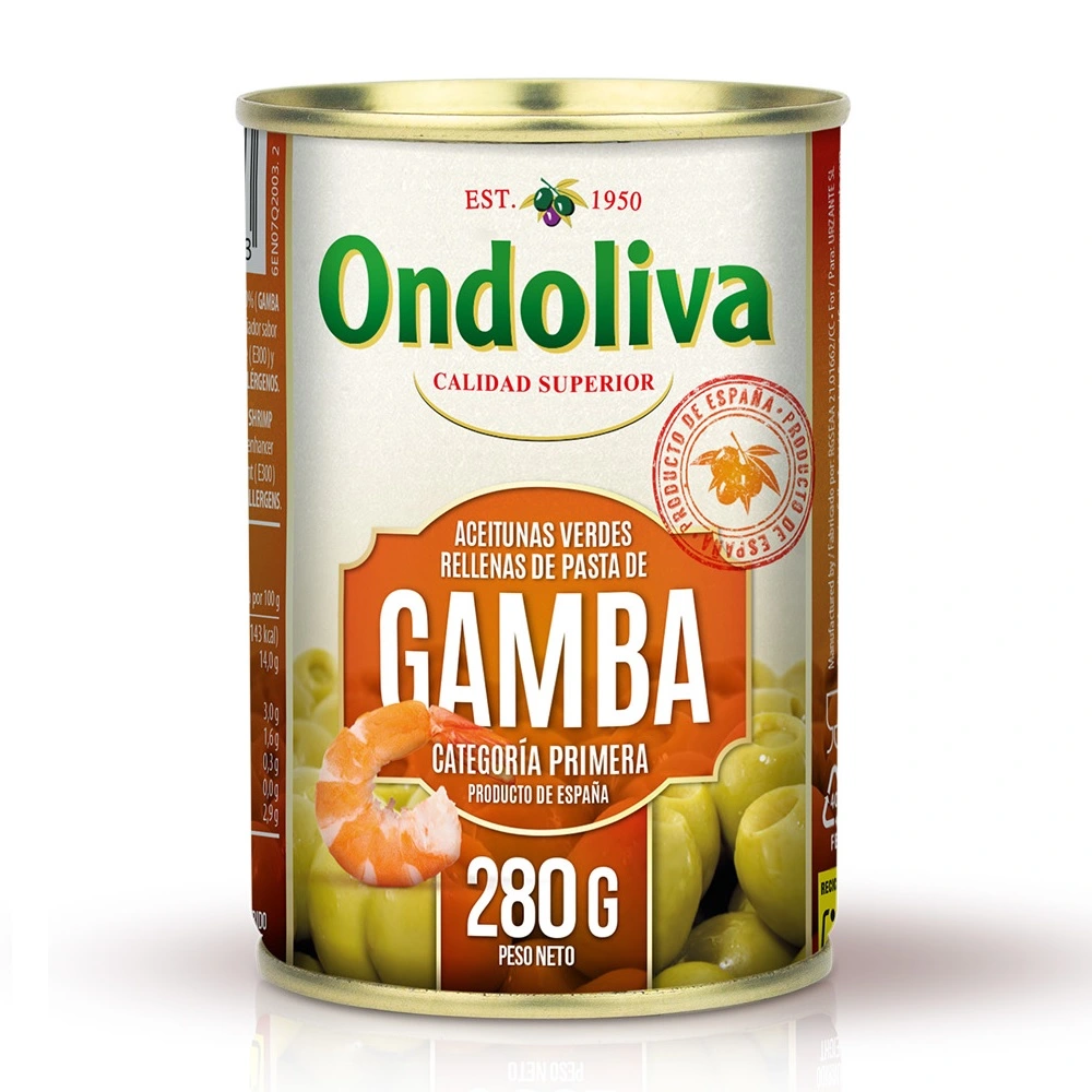 Оливки з креветками Ondoliva, 280 г