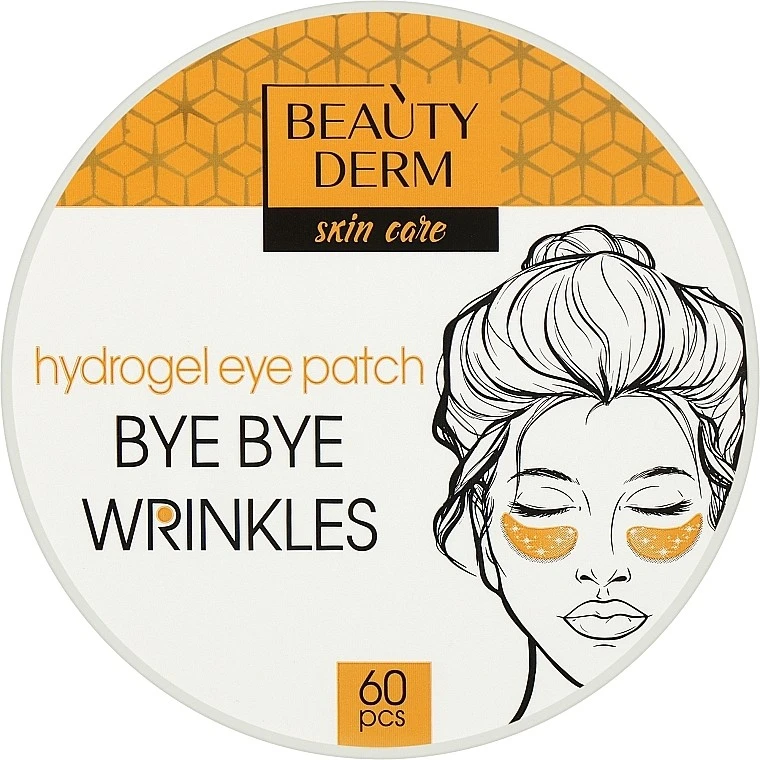 Патчі гідрогелеві Золоті Bye Bye wrinkles Beauty Derm, 60 шт