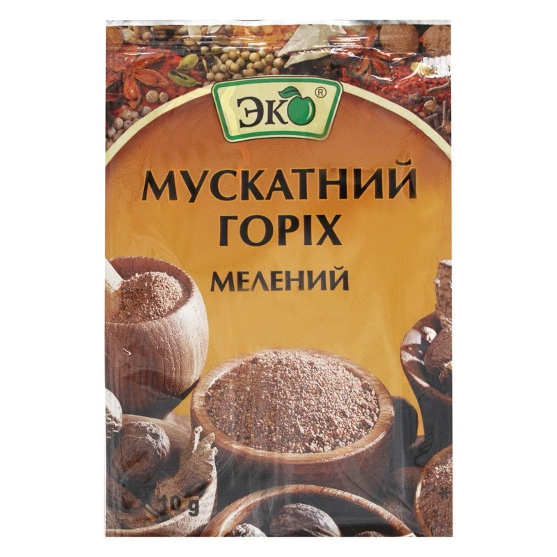 Мускатний горіх мелений Эко, 10 г