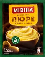 Картопляне пюре зі смаком курки Мівіна, 37 г