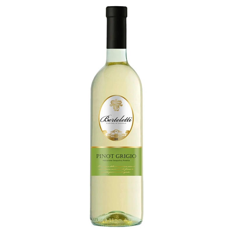 Вино біле сухе Pinot Grigio Berteletti, 0.75л