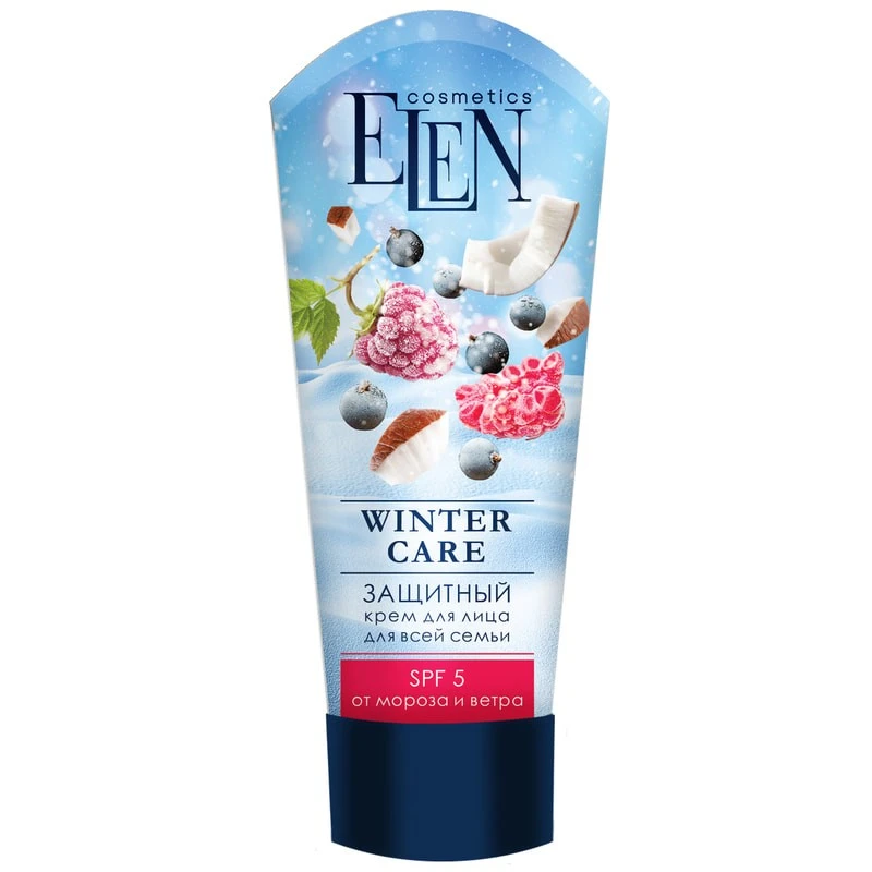 Крем для обличчя захисний для всієї родини Winter care Elen Cosmetics, 75 мл