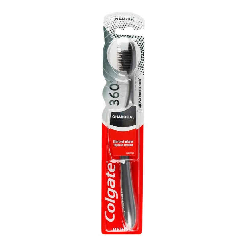 Щітка зубна medium Деревне вугілля 360 Colgate, 1 шт