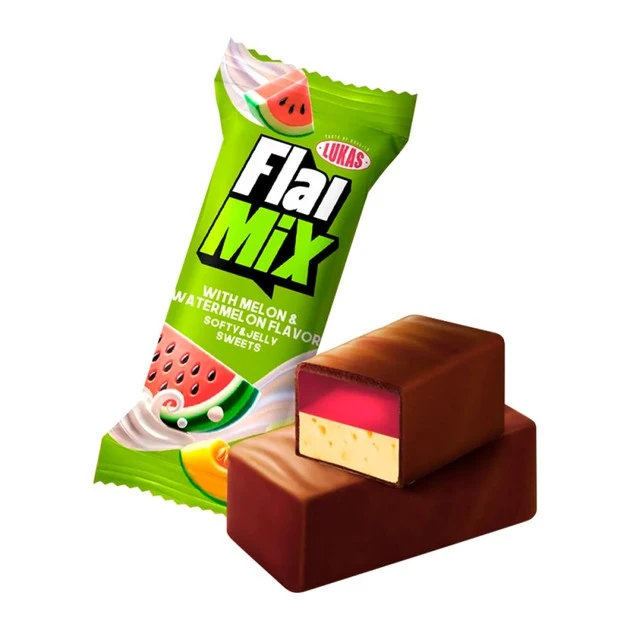 Цукерки FlaiMix зі смаком дині  та кавуна Лукас