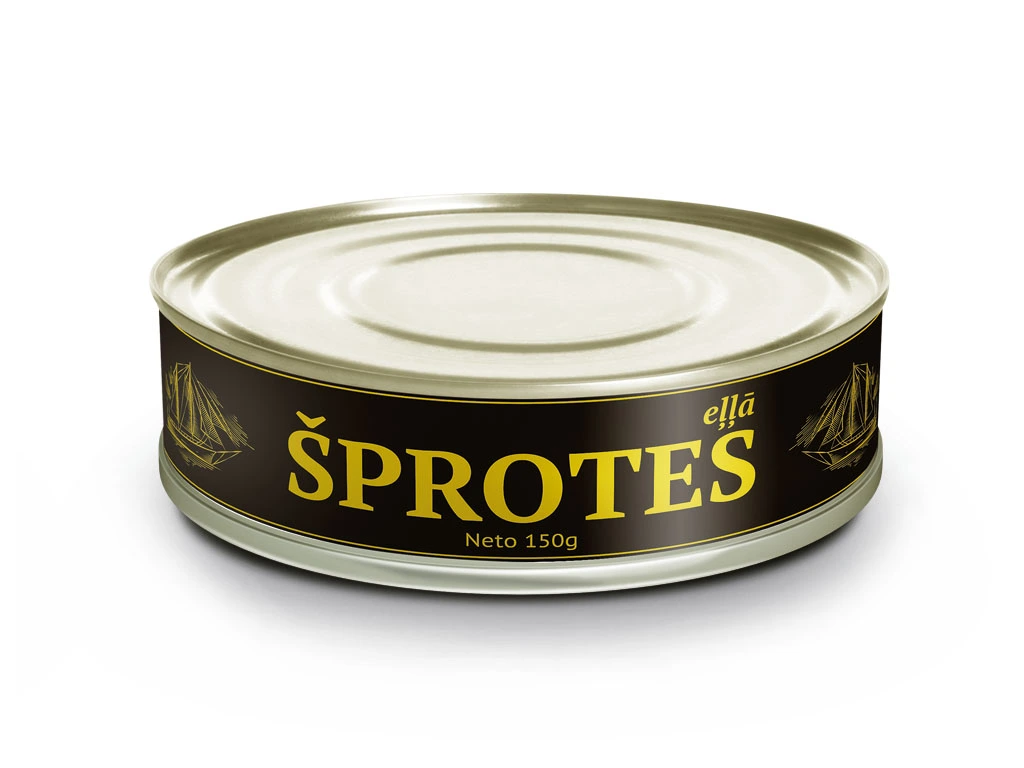 Консервовані шпроти в олії Рибна Затока, 150 г