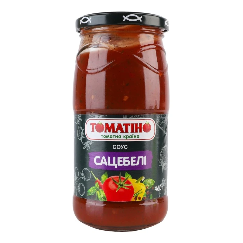 Соус томатний Сацебелі Томатіно с/б 460г
