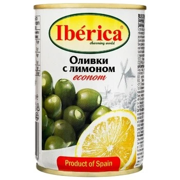 Оливки фаршировані лимоном Iberica, 280г
