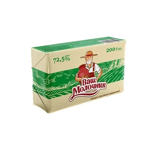 Продукт рослинно-вершковий 72.5% Ваш Молочник, 400 г