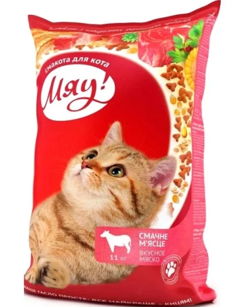 Корм сухий для котів Смачне м&#039;ясце