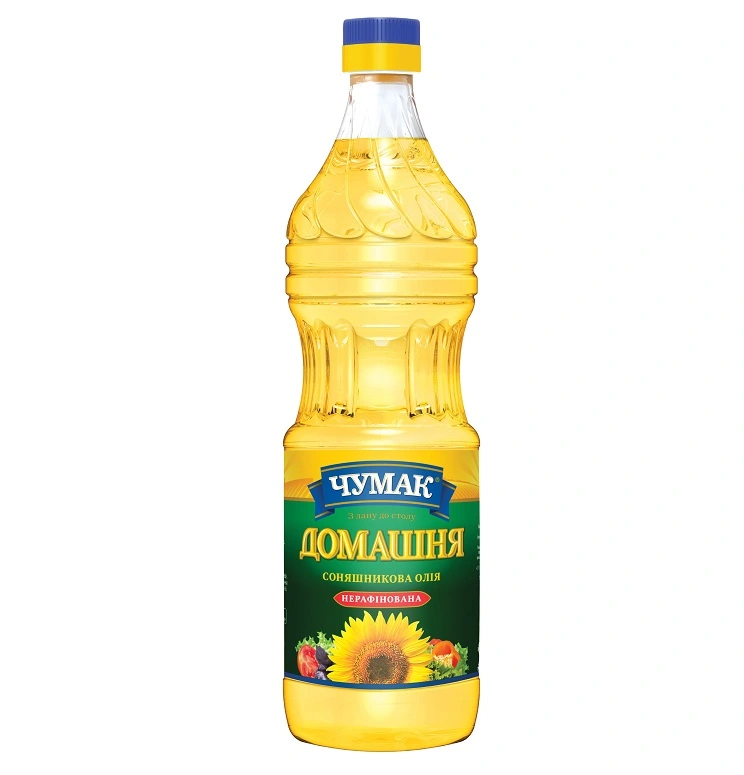 Олія соняшникова рафінована домашня Чумак, 900 мл