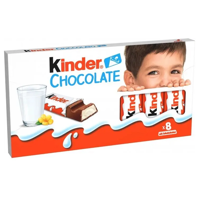 Шоколад молочний з молочною начинкою Кіндер, 100 г