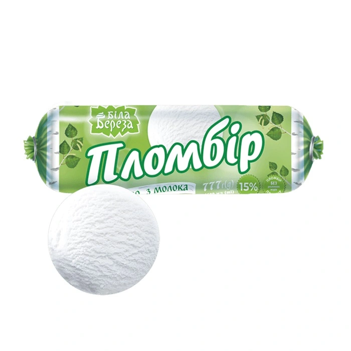 Морозиво пломбір Біла Береза, 777 г