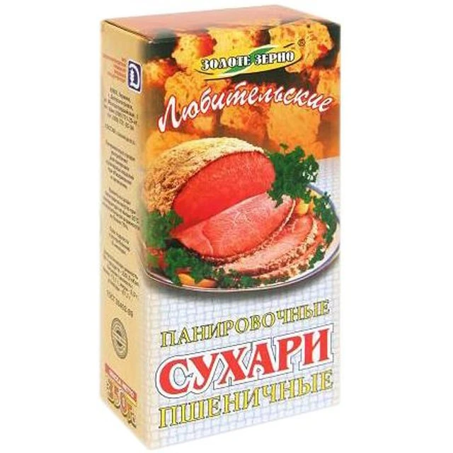 Сухарі панірувальні Аматорські Золоте зерно, 350 г