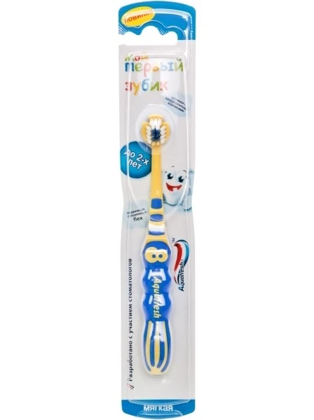 Щітка зубна для дітей віком до 2 років Мій перший зубик Aquafresh, шт