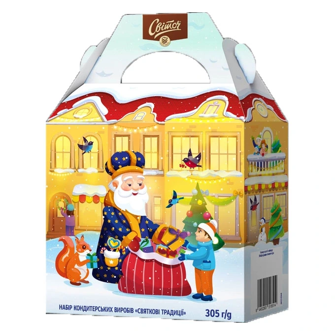 Новорічний подарунок Святкові традиції Світоч, 502 г