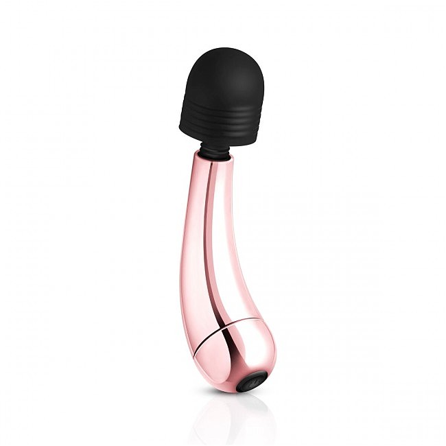 Міні вібромасажер Rosy Gold  Nouveau Mini Curve Massager, 13 х 3 см