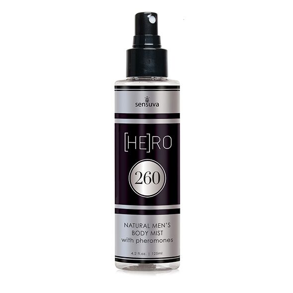 Чоловічий спрей-міст для тіла з феромонами Sensuva HE(RO) 260 Infused Body Mist for Him, 125 мл